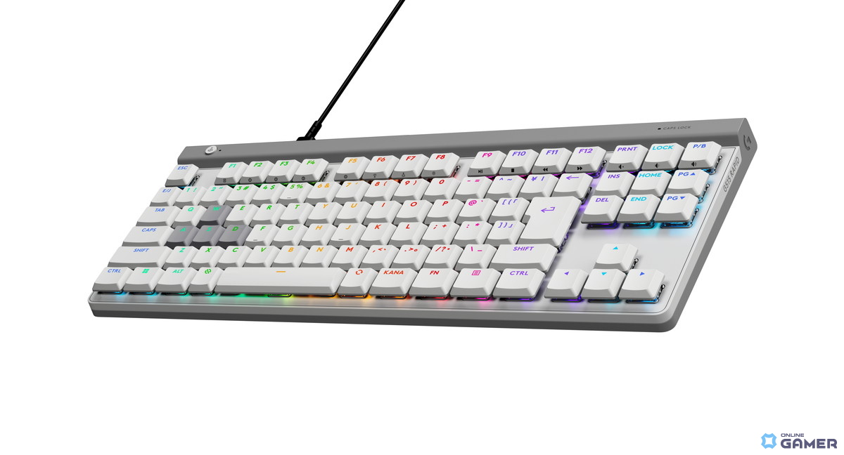 ロジクールG、薄型でラピッドトリガー搭載の新キーボード「G515 RAPID TKL」を10月9日発売の画像