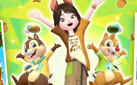 ディズニーお散歩アプリ「Disney STEP」ハーフアニバーサリー開催!チップ&デールが登場