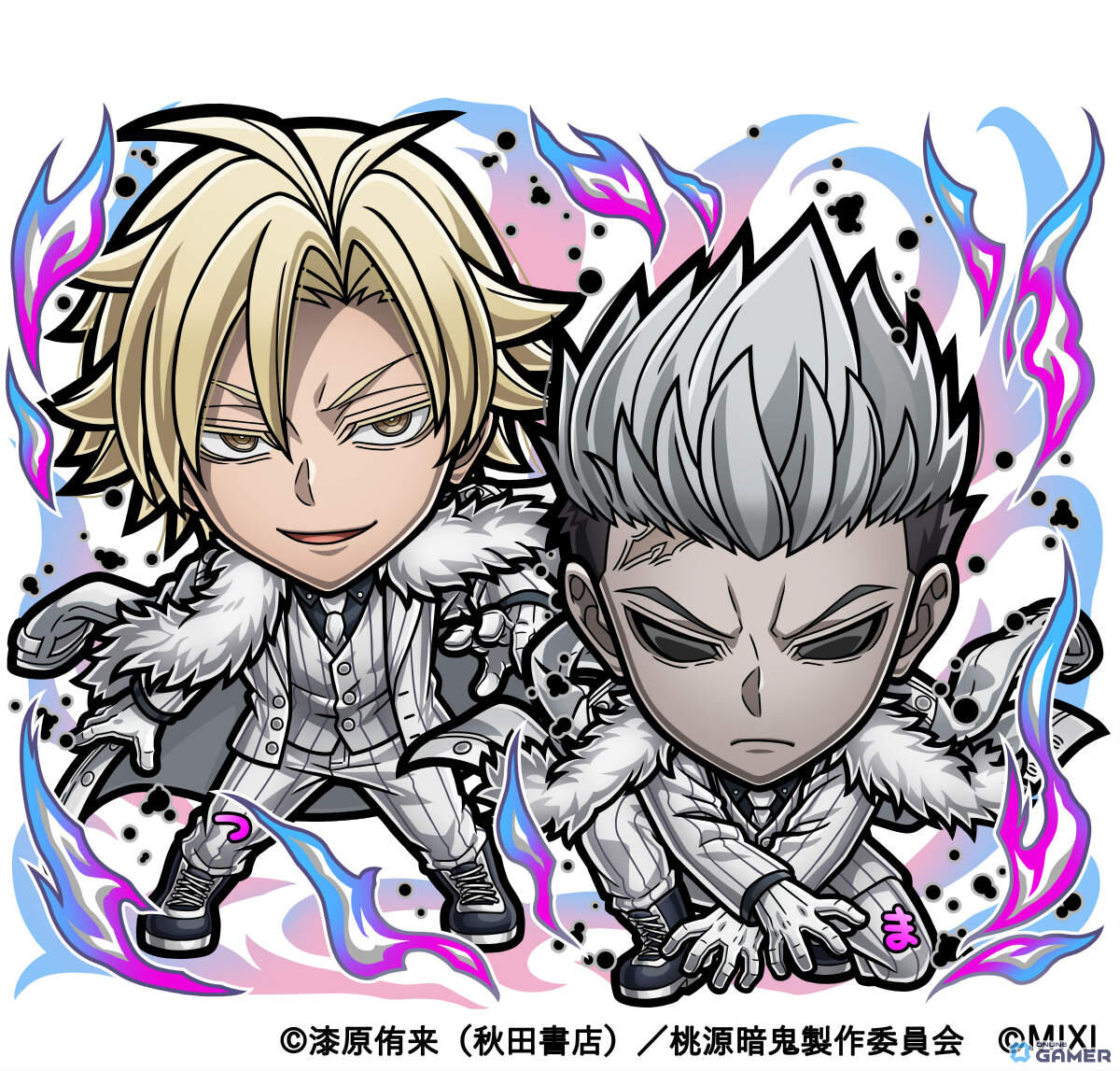 「コトダマン」とTVアニメ「桃源暗鬼」が初コラボ!四季・無人・迅ら人気キャラが9月24日より登場の画像