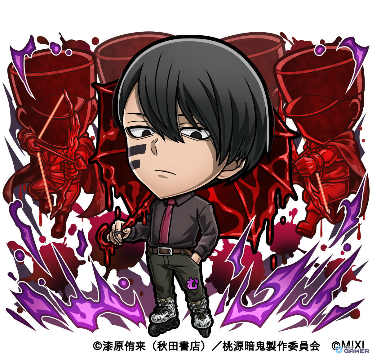 「コトダマン」とTVアニメ「桃源暗鬼」が初コラボ!四季・無人・迅ら人気キャラが9月24日より登場の画像