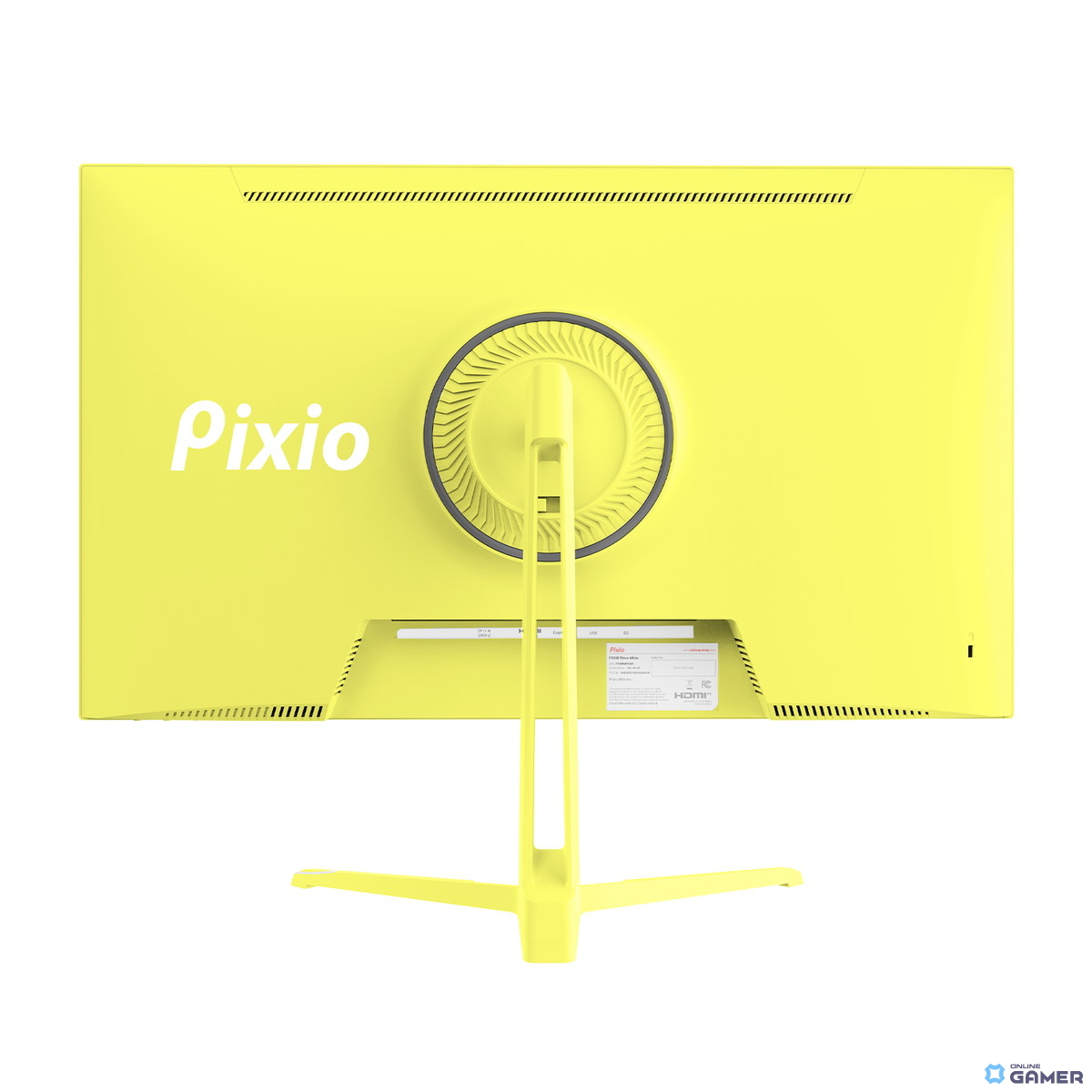 Pixio、初のイエローカラー製品を発表！23.8インチ200Hzゲーミングモニターとモニターアームが登場の画像