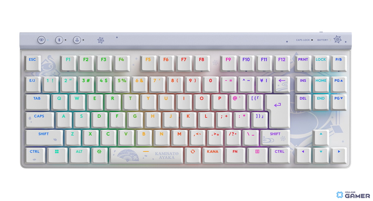 ロジクールG×原神 神里綾華コラボモデル登場 キーボード&ヘッドセットが10月16日発売の画像