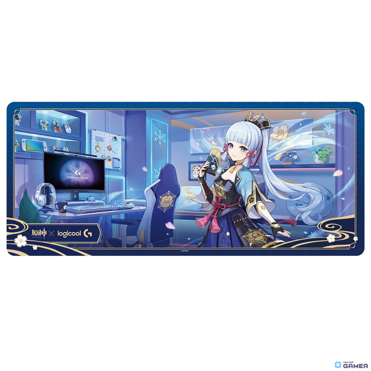 ロジクールG×原神 神里綾華コラボモデル登場 キーボード&ヘッドセットが10月16日発売の画像