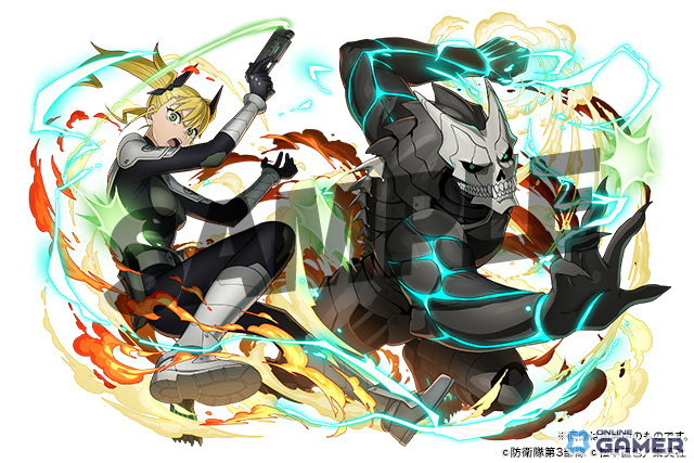 「四ノ宮キコル&怪獣8号」