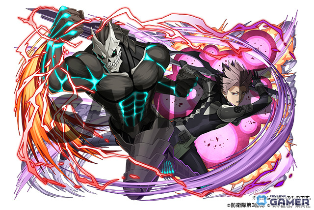 「鳴海弦&怪獣8号」