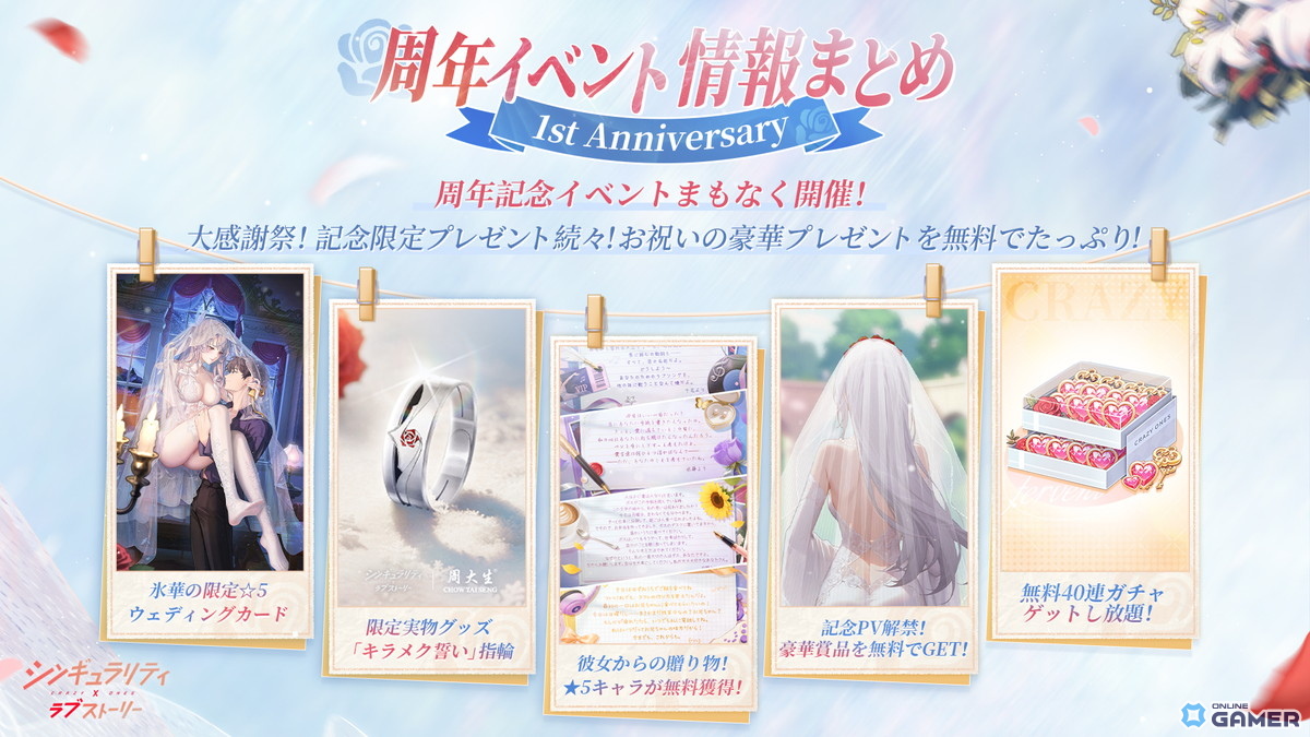 周年イベント情報まとめ