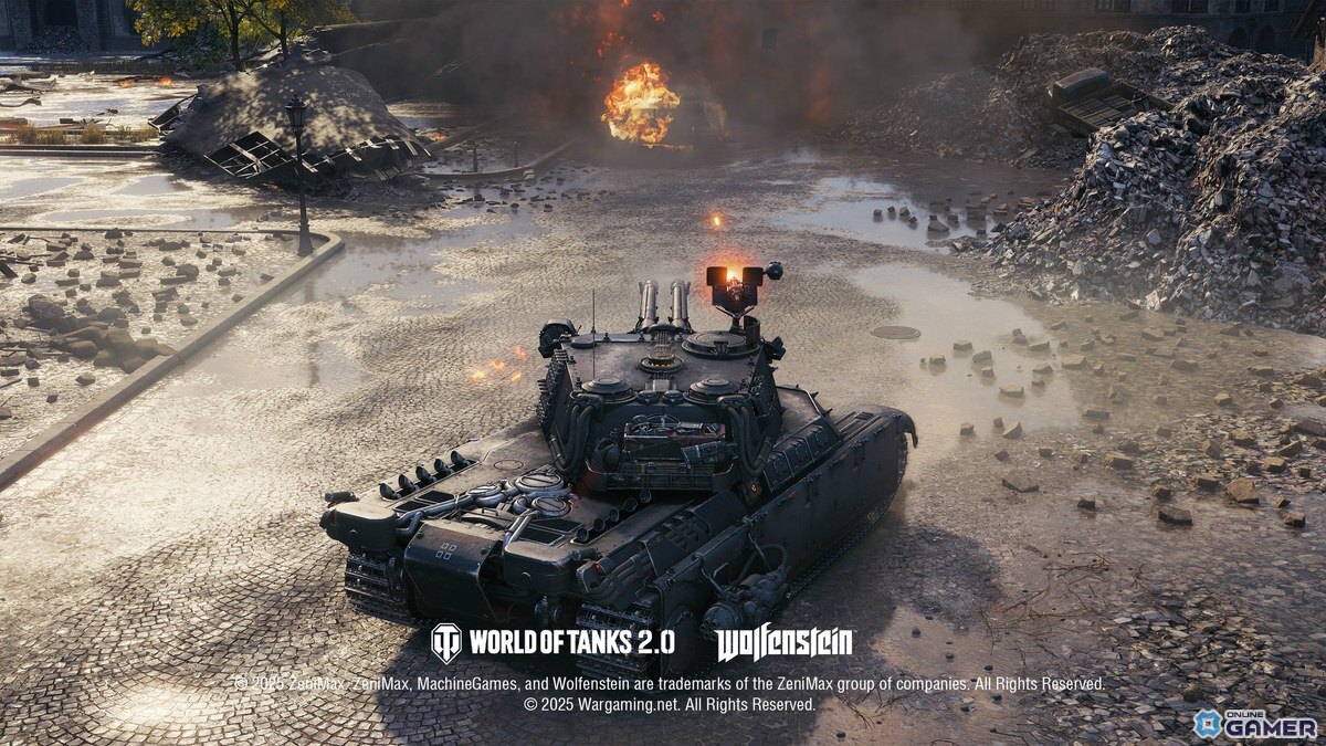 「World of Tanks」に「Wolfenstein」が参戦!限定バトルパスでZwilling重戦車や特別搭乗員を入手可能の画像