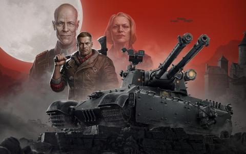 「World of Tanks」に「Wolfenstein」が参戦！限定バトルパスでZwilling重戦車や特別搭乗員を入手可能