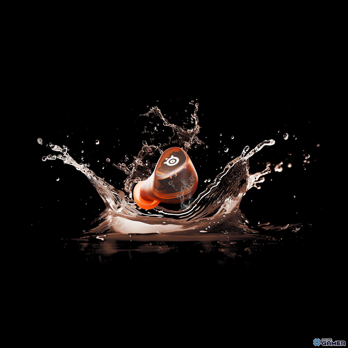 SteelSeries「Arctis GameBuds Glorange」数量限定発売！eスポーツ仕様の完全ワイヤレスイヤホン新色スケルトンモデルの画像