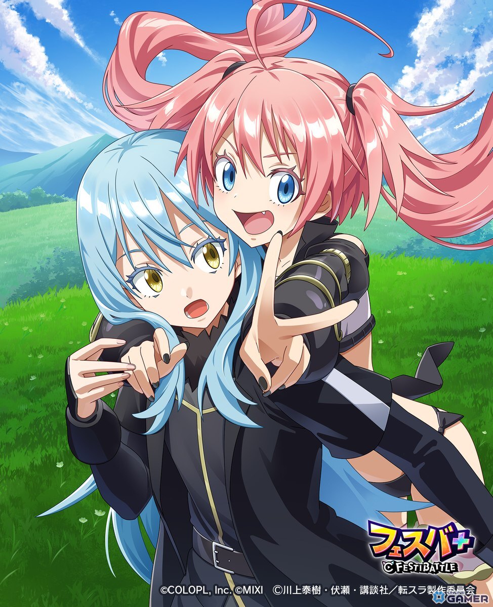 「フェスバ+」×「転スラ」コラボ開始!リムル(CV:岡咲美保)が新ヒーローとして参戦の画像