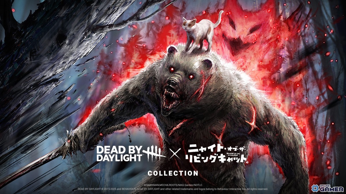 「Dead by Daylight」新コレクションは猫尽くし！アニメ「ニャイト・オブ・ザ・リビングキャット」とコラボ開始の画像