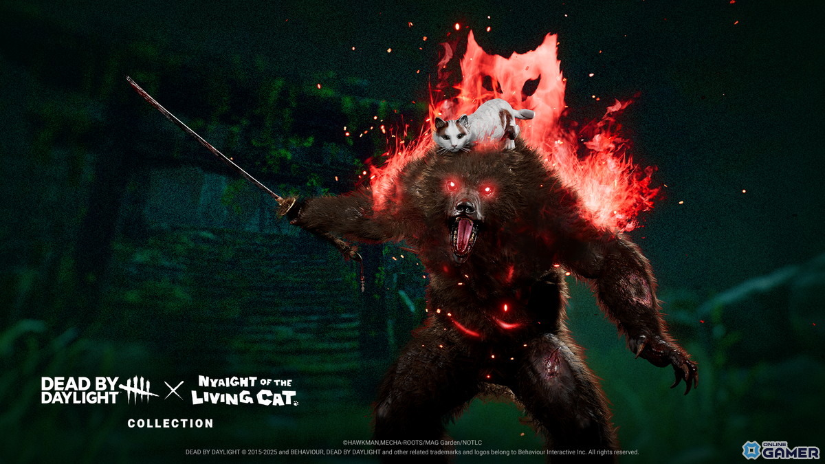 「Dead by Daylight」新コレクションは猫尽くし！アニメ「ニャイト・オブ・ザ・リビングキャット」とコラボ開始の画像