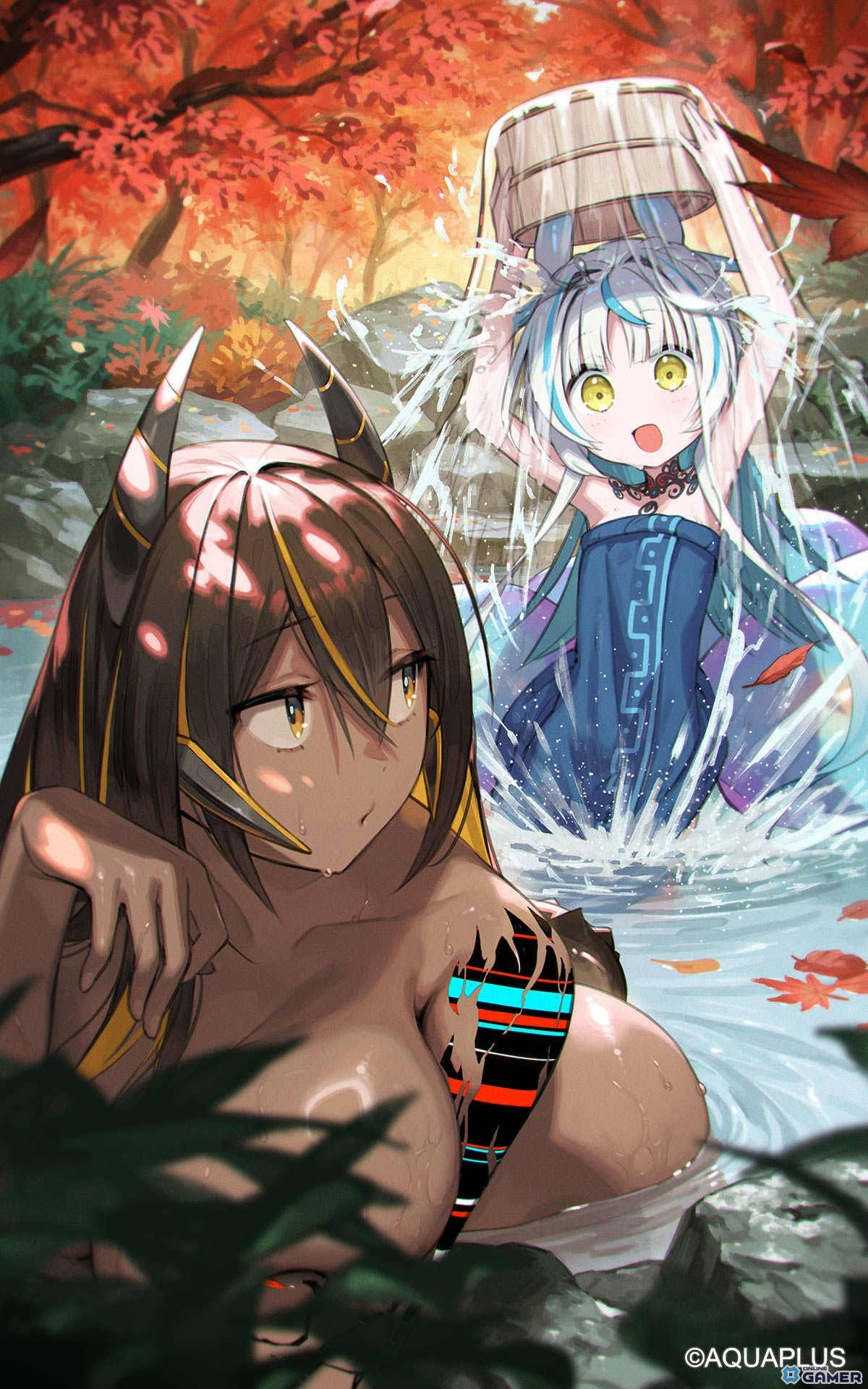 期間限定灯幻鏡「地水交わり湯を沸かす」 イラスト：ainezu