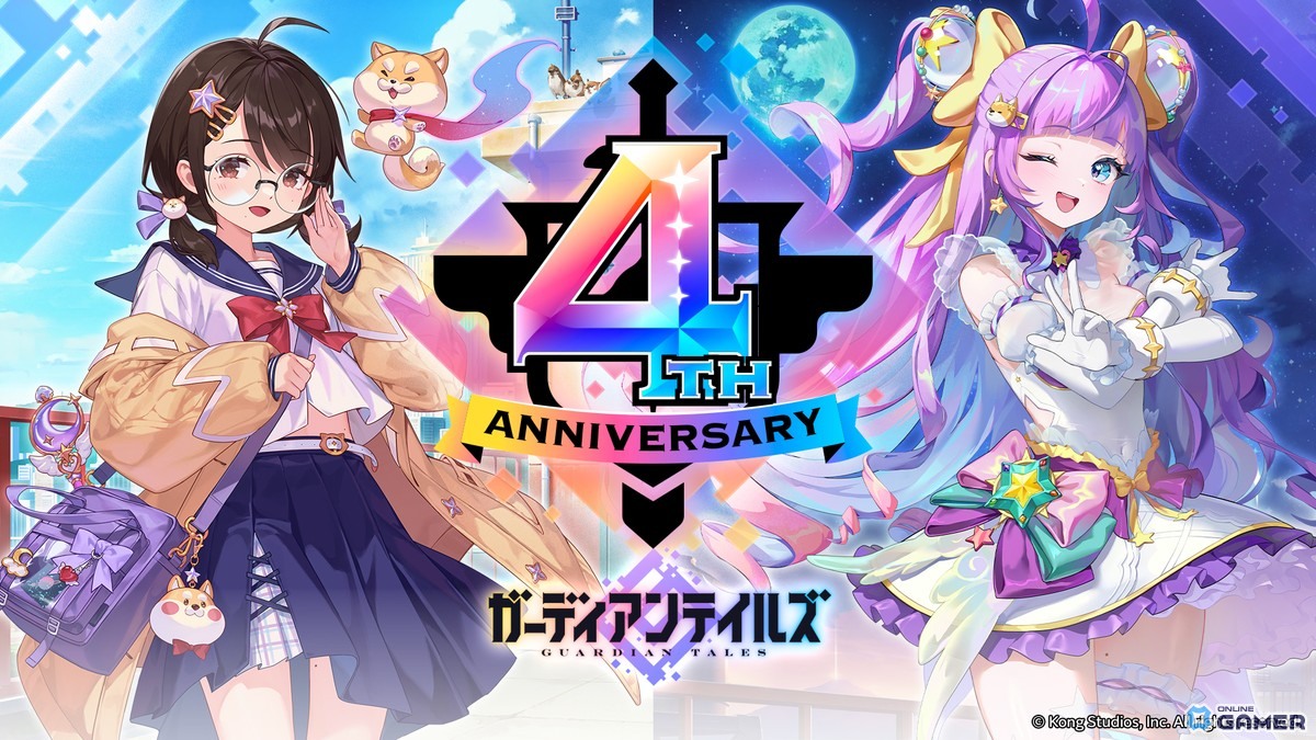 魔法少女「ハルカ(CV:桑原由気)」日本先行実装!「ガーディアンテイルズ」4周年アップデート情報の画像