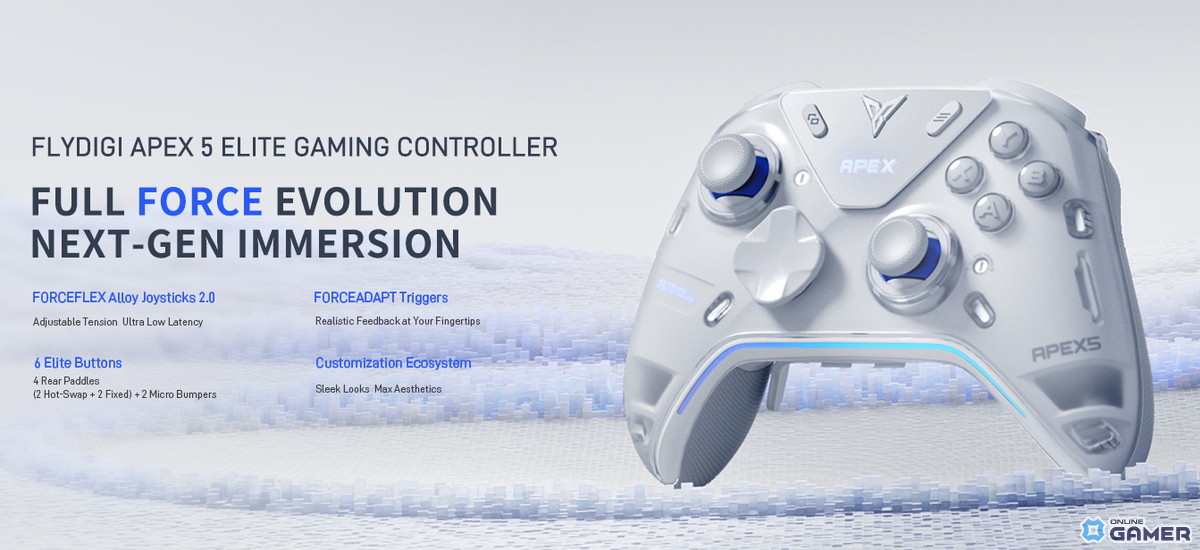 超低遅延×ハイカスタマイズ!Flydigi「APEX5」ワイヤレスゲームコントローラーが10月3日発売の画像