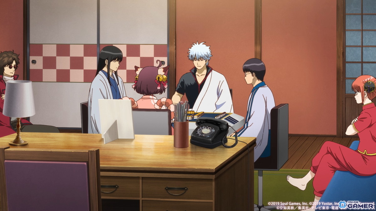 「雀魂」×「銀魂」コラボアニメPV公開！一姫が坂田銀時たちと麻雀勝負の画像