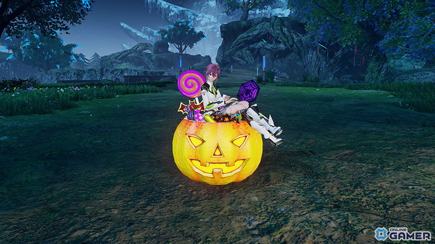 「PSO2 ニュージェネシス」でシーズンイベント「ハロウィン'25」開催！街がカボチャ色に染まる季節限定アップデートの画像