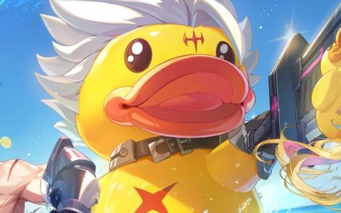 「クリスタル・オブ・アトラン」×「B.Duckアヒルちゃん」コラボ開催！巨大アヒルがココナツ島に登場