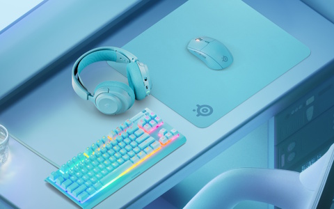 SteelSeries「Apex 3 TKL」「QcK」にパステルカラー登場！Aqua＆Lavenderなど新色を10月17日より発売