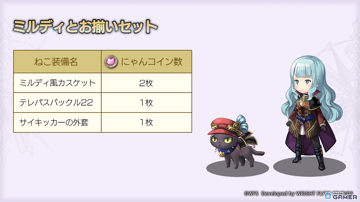 ※「にゃんコイン」は「試練」で獲得可能です