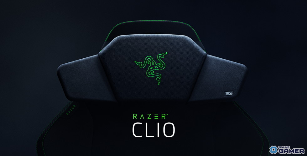 Razer、ゲーミングチェア用ワイヤレススピーカー「Razer Clio」を発表!THX Spatial Audio対応でヘッドセット不要の没入体験の画像