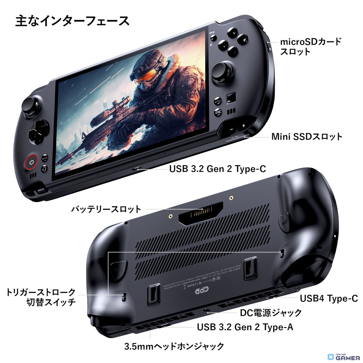 天空、世界初の「AMD Ryzen AI Max+ 395」搭載ポータブルゲーミングPC「GPD WIN 5 国内正規版」を発表。12月27日発売の画像