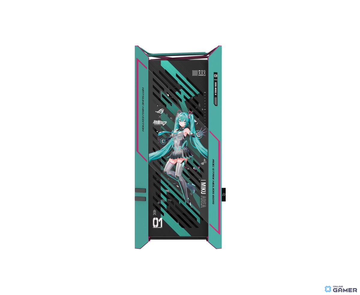 初音ミクの世界観を纏うゲーミングセットアップーASUSが「ROG × 初音ミク」シリーズを発表の画像