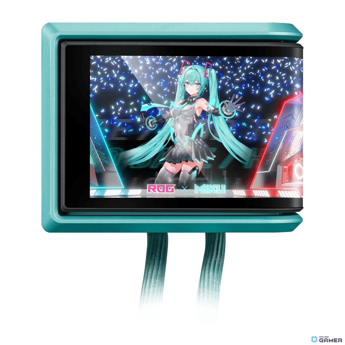 初音ミクの世界観を纏うゲーミングセットアップーASUSが「ROG × 初音ミク」シリーズを発表の画像