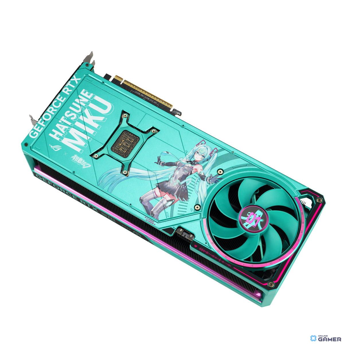 初音ミクの世界観を纏うゲーミングセットアップーASUSが「ROG × 初音ミク」シリーズを発表の画像