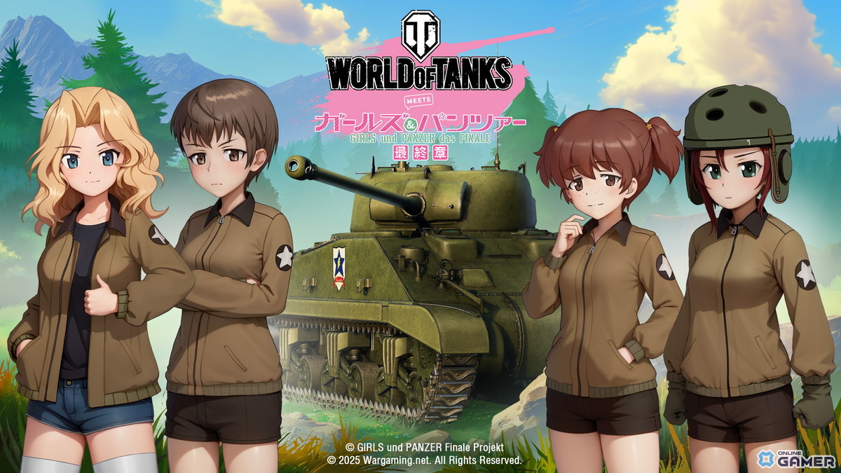 「World of Tanks」×「ガールズ&パンツァー」コラボ第2弾開催!サンダース大学付属高校が登場の画像