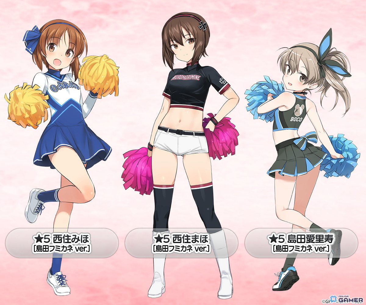 タイトル: 「ガールズ&パンツァー 戦車道大作戦!」で10周年前夜祭ガチャ開催!島田フミカネ&山下しゅんやコラボ衣装が復刻の画像
