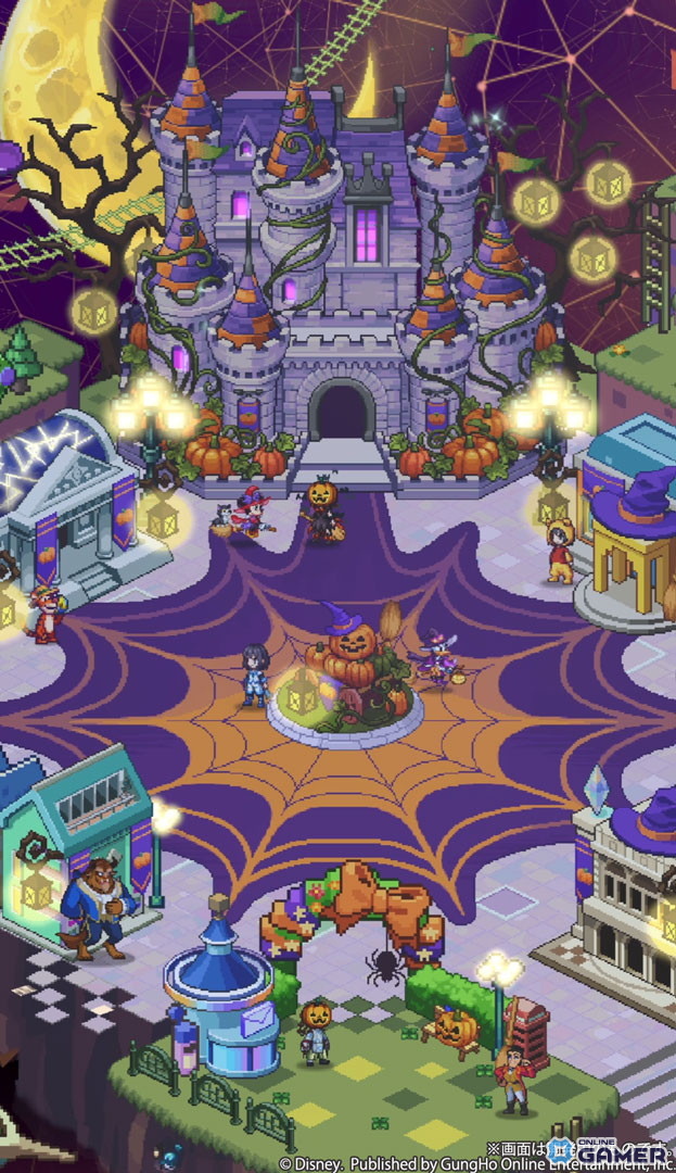 「ディズニー ピクセルRPG」でハロウィンイベント開催！魔女姿のミニー＆デイジーが登場の画像