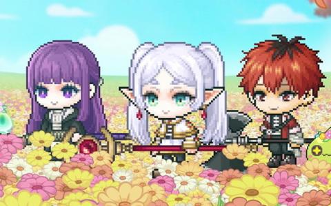 「メイプルストーリー」×「葬送のフリーレン」コラボ新トレーラー公開！渋谷に大型広告も登場