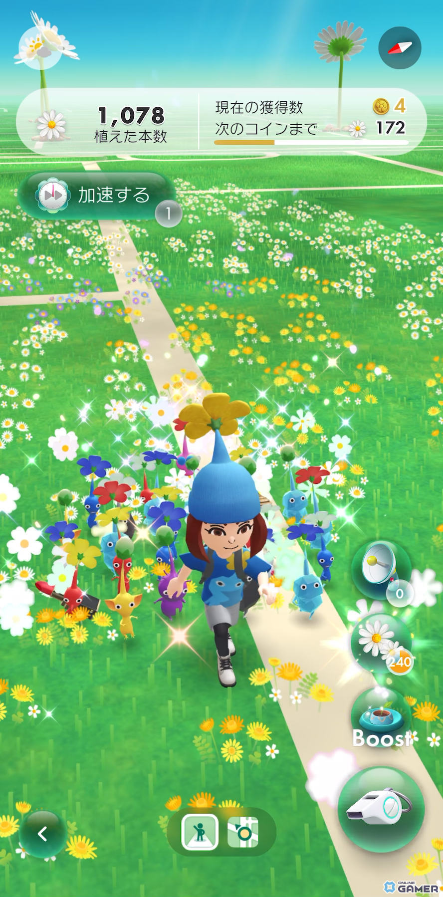 「ピクミンブルーム」氷ピクミン11月1日登場！4周年フラワーボックスイベント開催決定の画像