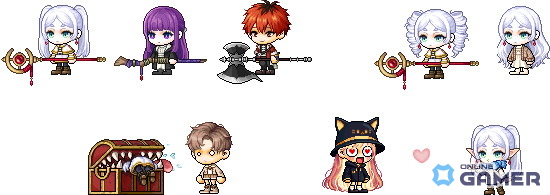 「メイプルストーリー」×「葬送のフリーレン」コラボ開催！フリーレンたちがメイプルワールドに登場の画像