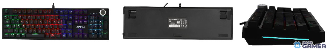 MSI、キースイッチ交換対応のフルサイズゲーミングキーボード「FORGE GK320 RED JP」を発売の画像