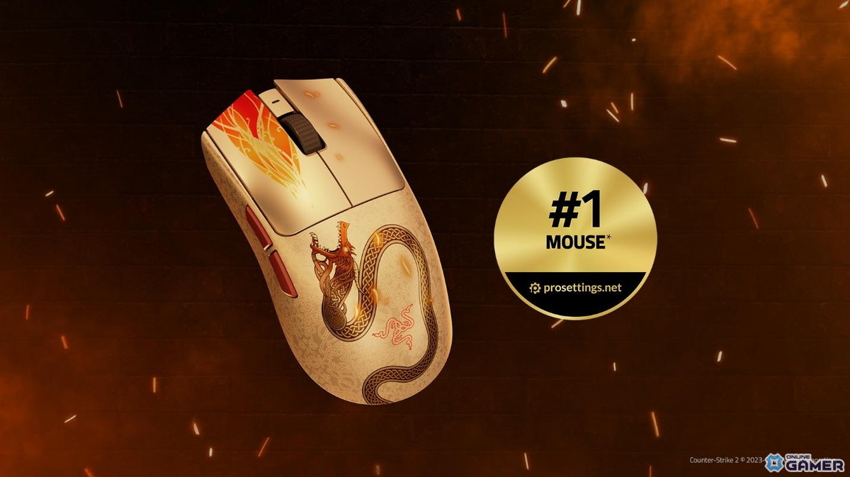 Counter-Strikeの伝説スキン「Dragon Lore」がRazerゲーミングデバイス群に降臨!特別コレクション登場の画像