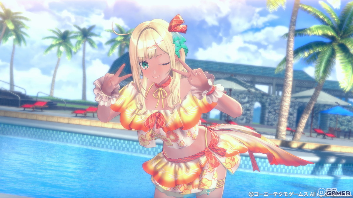 「レスレリアーナのアトリエ」アルビーナが水着姿で登場!「DOAXVVコラボ」完結編が配信開始の画像