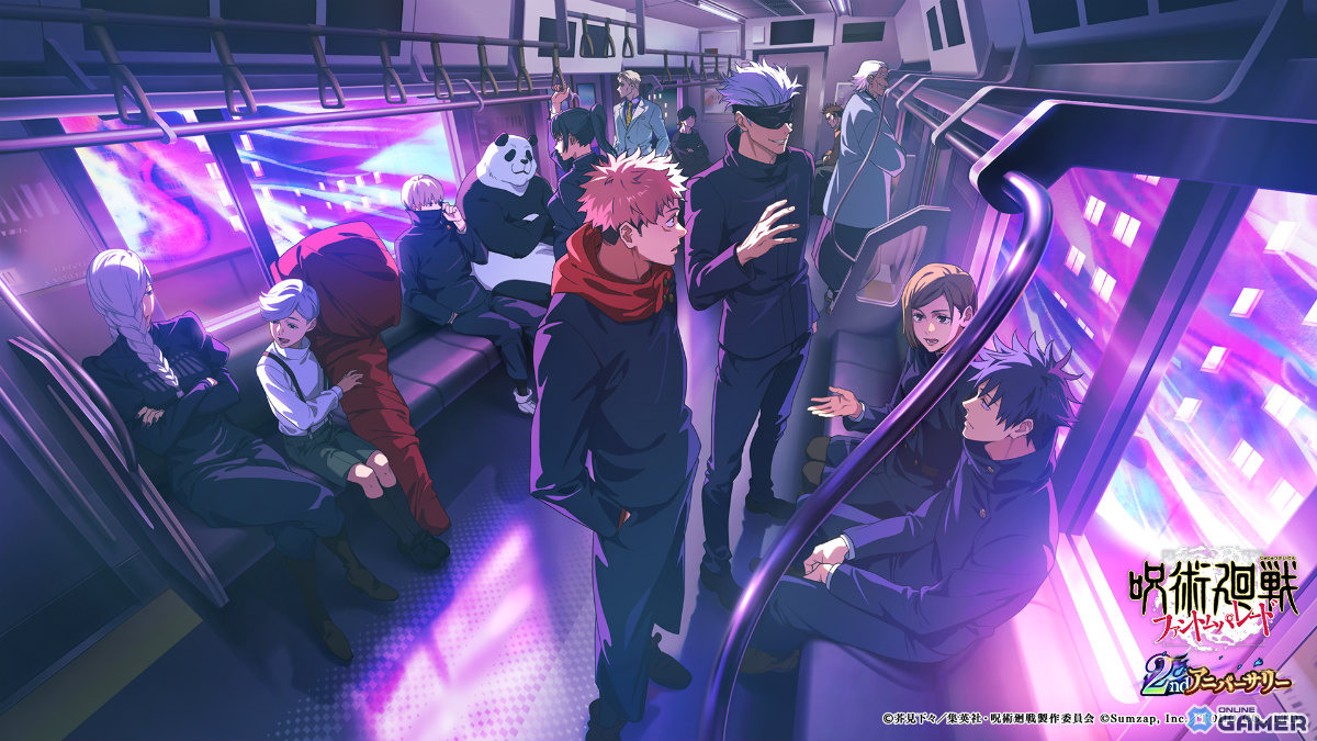 「呪術廻戦 ファントムパレード」2周年記念ビジュアル公開！Who-ya Extendedのライブ＆公式放送も決定の画像