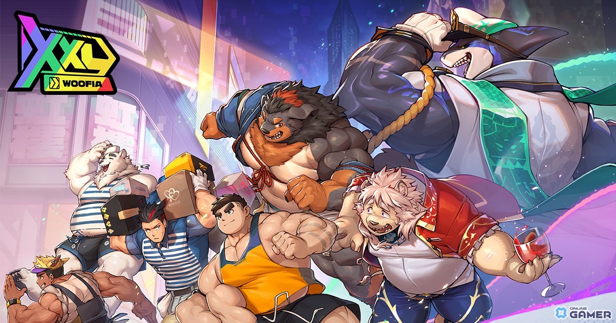 獣人×筋肉×ネオン街RPG「XXL 漢気二丁目」事前登録開始！限定キャラ「雲山」を先行入手の画像