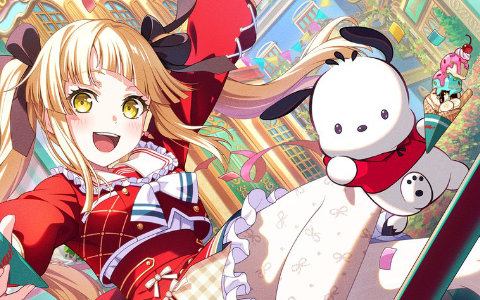 「バンドリ! ガールズバンドパーティ!」×サンリオコラボ!有咲&あこが報酬キャラに、コラボ楽曲「じょいふる」も追加