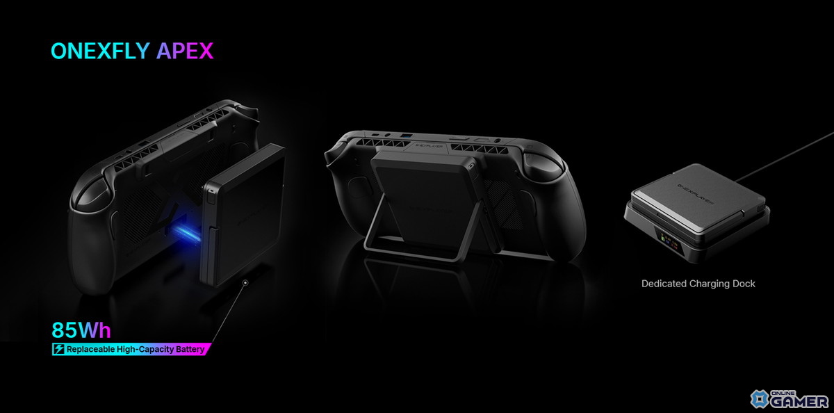 ONEXPLAYER、水冷対応8インチゲーミングPC「ONEXFLY APEX」を発表の画像