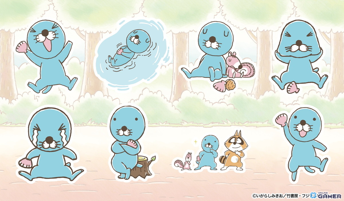 愛らしい「ぼのぼの」たちのスプレー全8種が登場