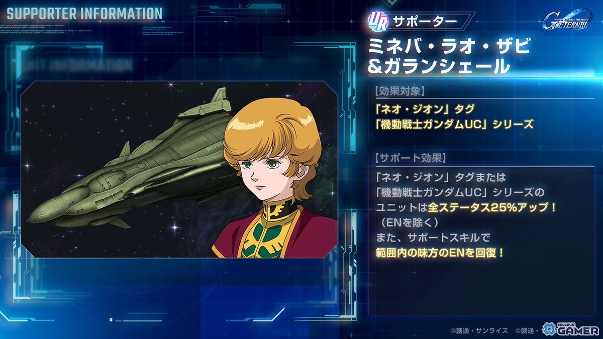 「ジージェネエターナル」全世界700万DL達成！URブルーディスティニー1号機＆ユウ・カジマが登場の画像