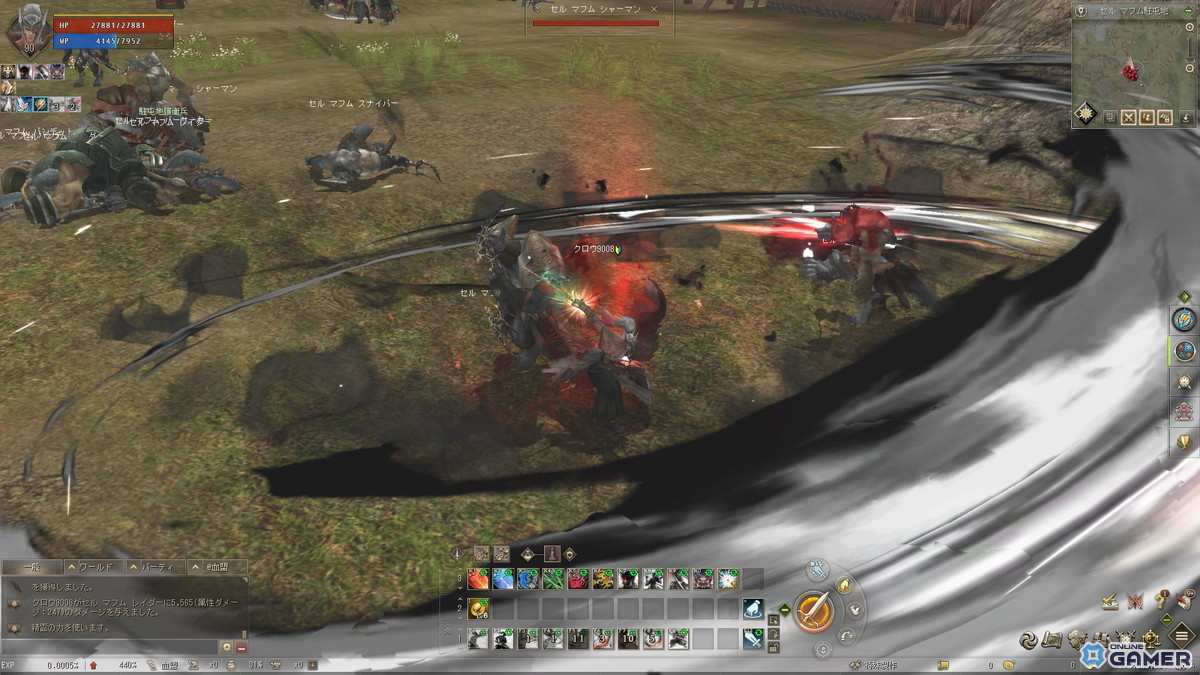 「リネージュ2」身軽な動きから放たれる範囲の広いスキル、ド派手な演出が癖になる新クラス・クロウの先行体験会をレポート!の画像