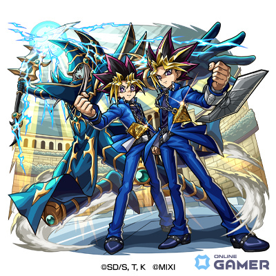 「モンスト×遊☆戯☆王」豪華コラボ11月15日開幕!遊戯&闇遊戯や十代、遊星が勢揃いの画像