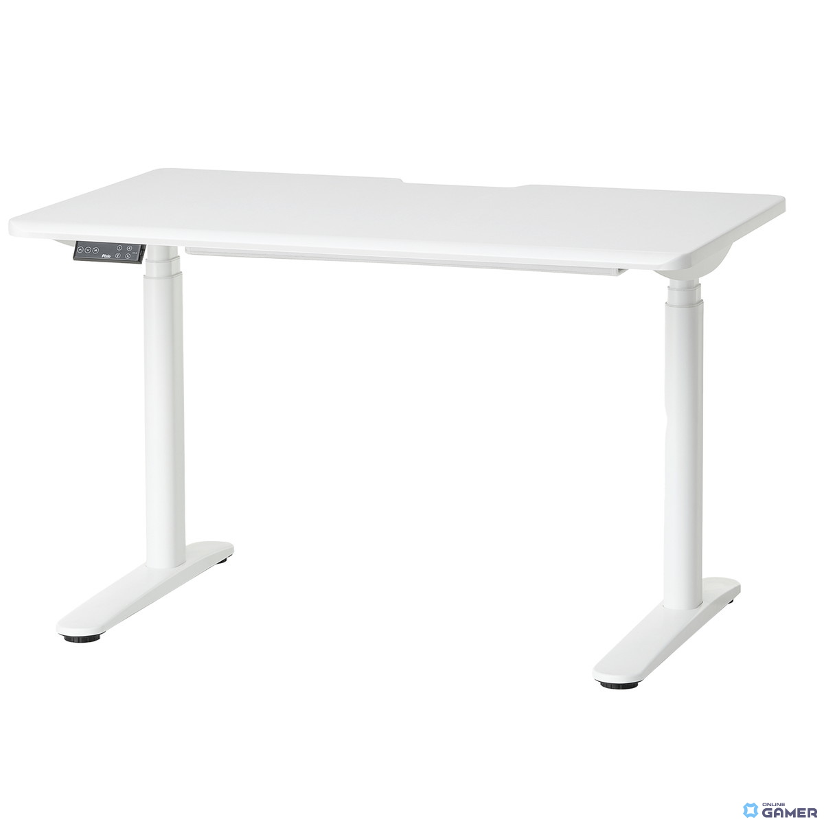 Pixio初のゲーミングデスク発売！電動昇降×オールホワイト×曲線デザインで理想のゲーム部屋を実現の画像