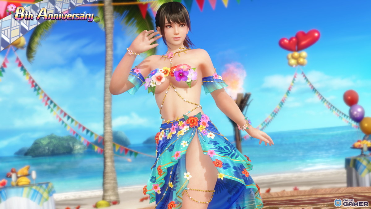 「DOAXVV」8周年記念！新SSR水着「ララ・ウルプア」登場＆最大100連無料ガチャ開放の画像