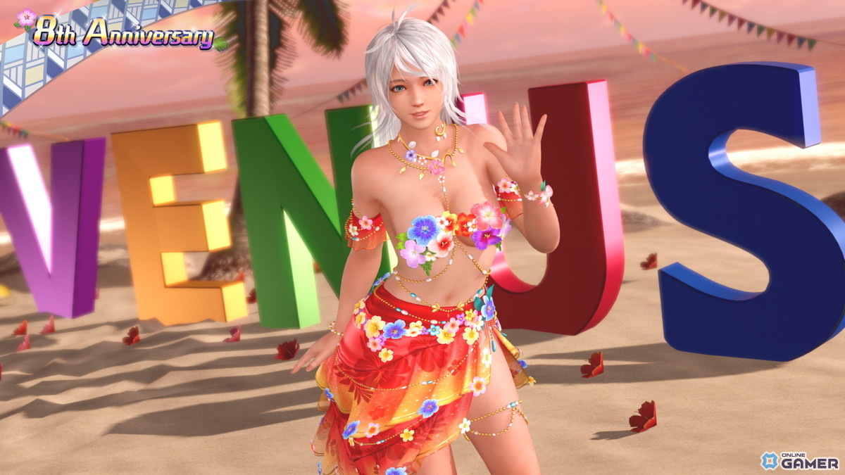 「DOAXVV」8周年記念！新SSR水着「ララ・ウルプア」登場＆最大100連無料ガチャ開放の画像