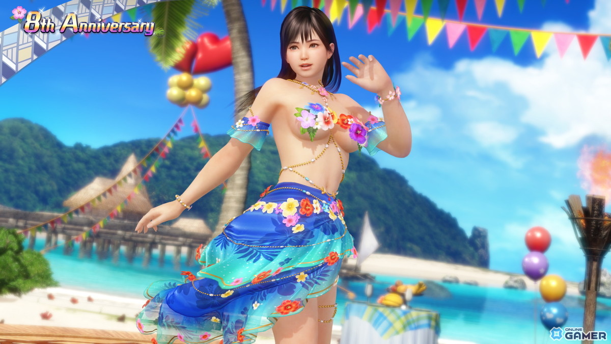 「DOAXVV」8周年記念！新SSR水着「ララ・ウルプア」登場＆最大100連無料ガチャ開放の画像